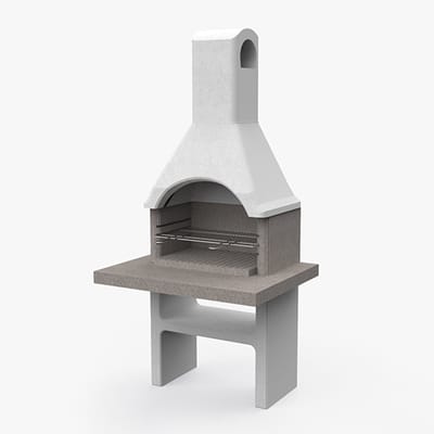Sarom Fuoco - Betonnen barbecue - ADIGE - 80 x 103 x 212 cm