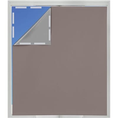 LIVARNO Zonwerend raamfolie met klittenband 130 x 150 cm (Taupe)