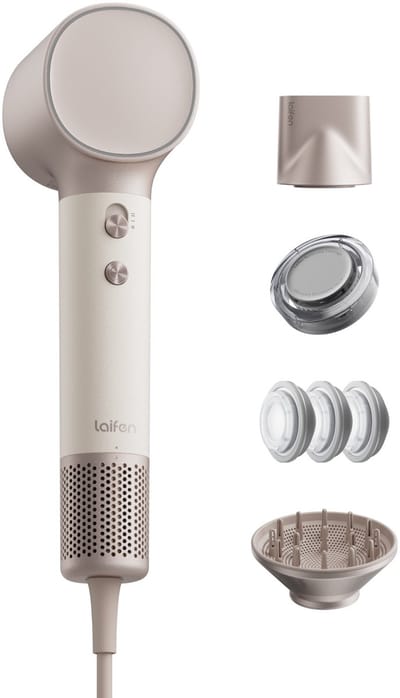 Laifen Neo Special Föhn – High Speed Haardroger met Ionentechnologie - inclusief Nourishing Nozzle - Champagne