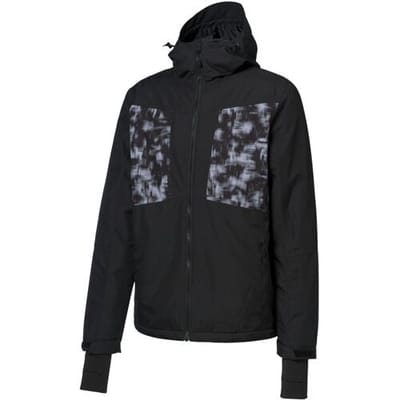CRIVIT Heren ski-jas Classic (Zwart/grijs, M)