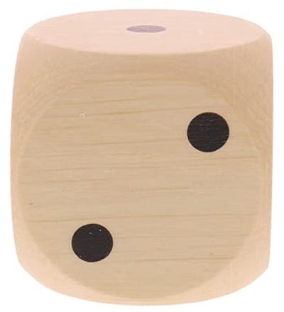 Houten dobbelstenen 4 cm - Natuurlijke speel dobbelstenen voor kinderen en volwassenen