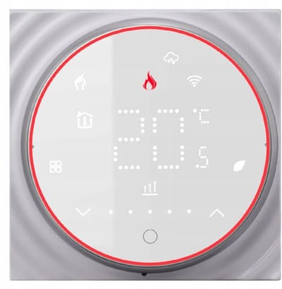 Slimme Ronde LED Thermostaat 5A WiFi Tuya TR083
