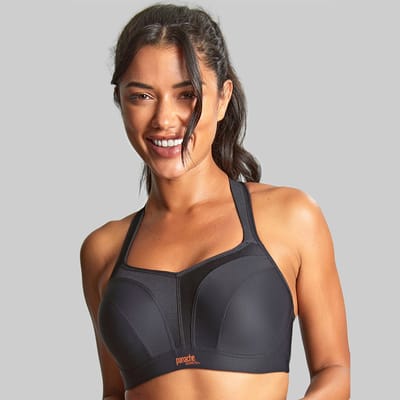 Panache - Power Sport BH met beugel - Zwart - 65G