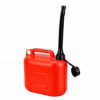 5L Rode Brandstofgas Can Draagbare Brandstoftank Watercontainer Heavy Duty HDPE Kunststof Kan met Tuit voor Noodreserve