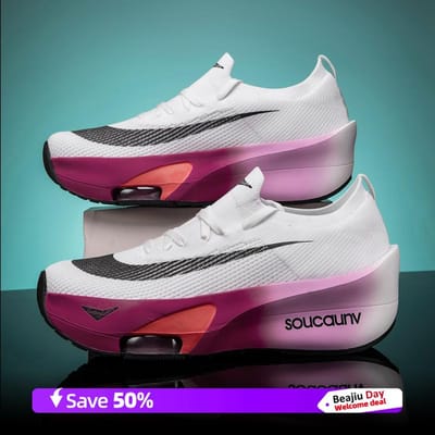 Luchtkussen Hardloopschoenen Specialiteit Marathon Heren Sport Ademend Lichtgewicht Dames Comfortabel Antislip Vrije Tijd Sneakers 38 gray