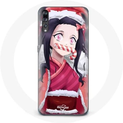 Coque pour Huawei P20 Anime Demon Slayer Kamado Nezuko Le jour de Noël 2023