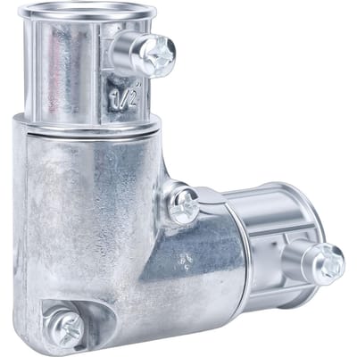Raccord de conduit 1 2 pouce 90 degrés Angle interne Coude de tirage Raccords pour tube métallique électrique