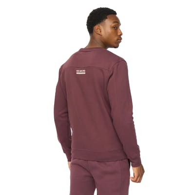 Duck and Cover Heren Applewood Sweatshirt (Raisin)