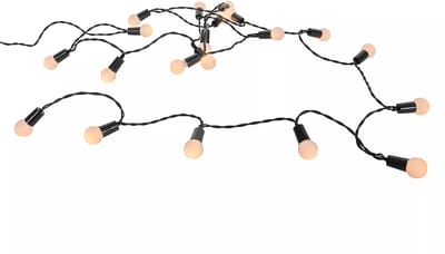 Svenska Living Strengverlichting bol 20 LED warm wit 2m op batterij met timer