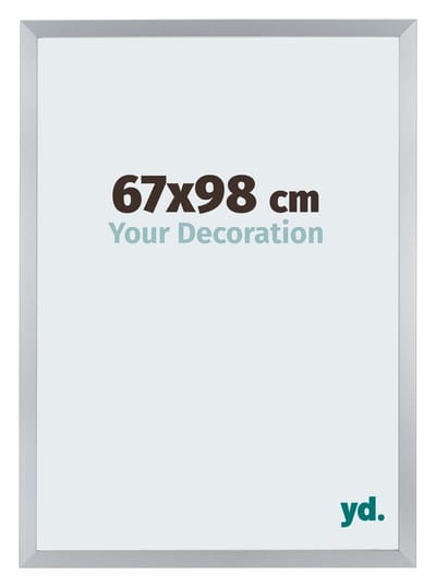 Your Decoration - Fotolijst 67x98 cm - MDF - Zilver Glans - Catania