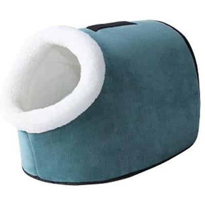 Scheve Opening Halfgesloten Dierenkennel Draagbaar Kattenbed Winter Warm Kittenbed voor Katten Honden Huisdieren gray