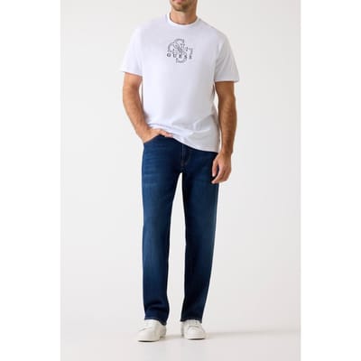 GUESS Ss Bsc Basic Quattro Pure White Taglia: XS | Magliette basic Outlet | Uomo | Bianco