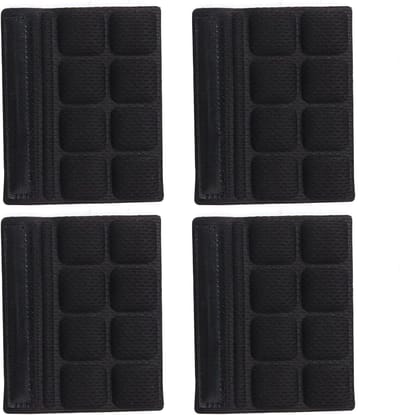 Kin Padding Set - Helm Kussens - Fietsen Comfort - Zacht en Duurzaam - 4 Stuks - Zwart