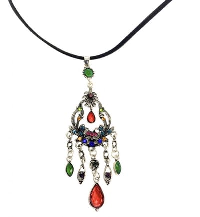 Ketting gekleurd Tibetaanse stijl verstelbaar - Charme Bijoux