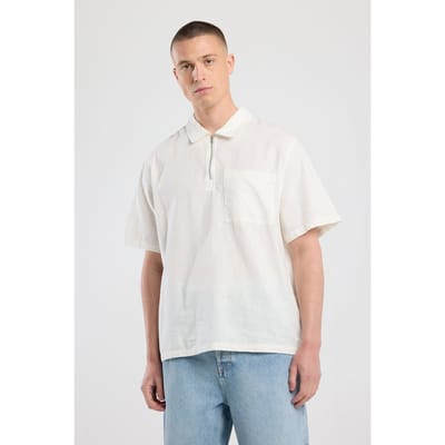 America Today Ike Chalk Size: S | Polo Shirts Outlet | Heren | Wit