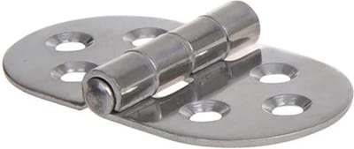 ProPlus Scharnier 71 x 40 mm - A2 RVS Aisi 316 - 6 Gaats