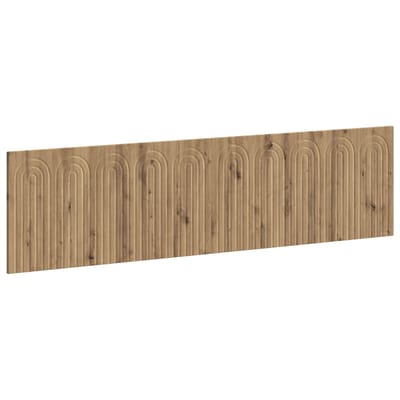 vidaXL - Wandgemonteerd - Hoofdbord - ALKMAAR - Artisanaal - eiken - Bewerkt - hout