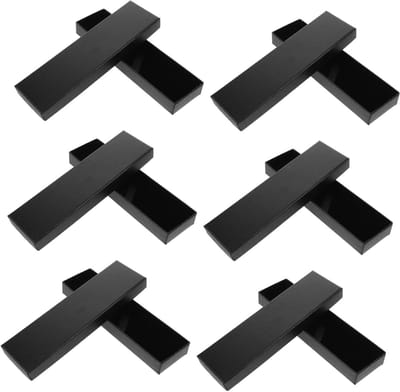 Sieradendoos Set - Horloge Opberger - Spullen Organiseren - Zachte Voering - 6 Delig - Zwart