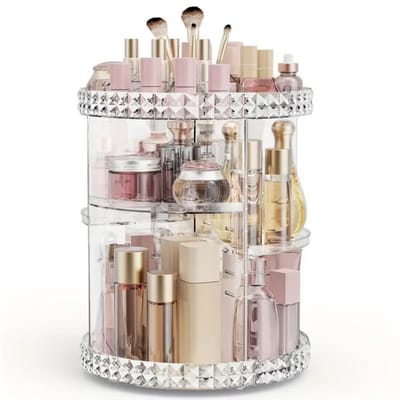 Nivard make Up Organizer - Koffer - Tas - Makeup - Lades - Skincare - Cosmetica - Transparant