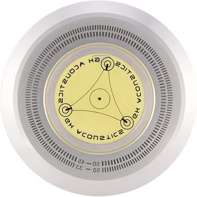 Record Stabilisator Klem, 50Hz Draaitafel Disc Draaitafel Stabilisator Klem met Waterpas voor LP Platenspeler (SILVER)