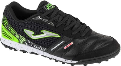 Joma Mundial 25 MUNS TF, Heren zwarte Kunstgras voetbalschoenen 43
