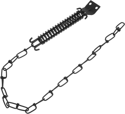 Deurketting - Veiligheidsketting - Extra Beveiliging - Roestvrij - 63.5 cm - Zwart