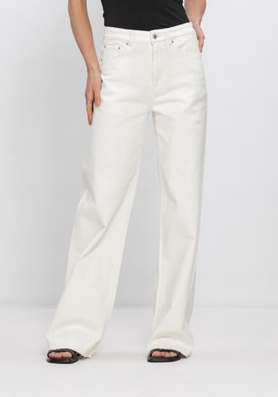 Catwalk Junkie Loose Fit Jeans Jeans Dames - Broek - Wit - Maat 27
