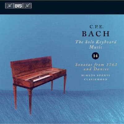 Miklós Spányi - C.P.E. Bach: The Solo Keyboard Music Volume 14 Son (CD)