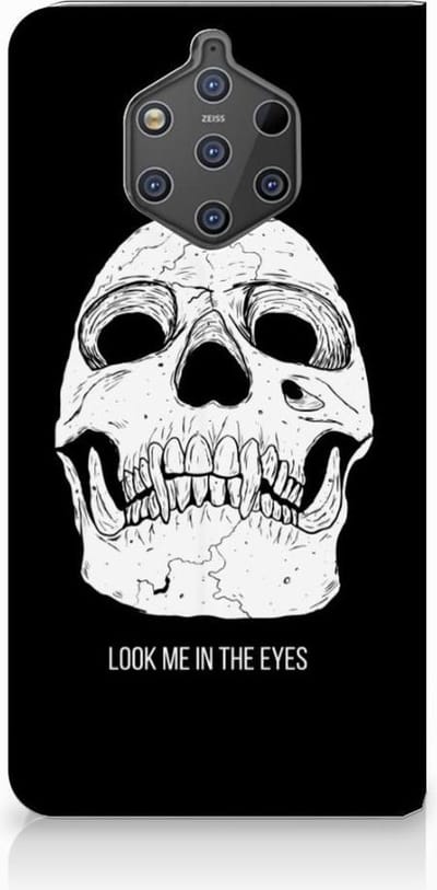 Mobiel BookCase Nokia 9 PureView Skull Eyes