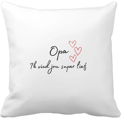 Akyol - opa ik vind jou super lief Kussen hoes - Opa - de liefste opa - verjaardag - cadeautje voor opa - opa artikelen - kado - geschenk - 40 bij 40 cm