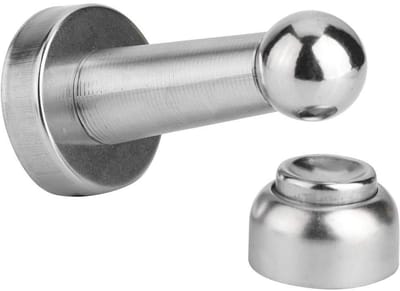 Dailygoods- Deurstopper Magnetisch - Deurbuffer - Deurstoppers voor Binnen - Deurvastzetter - Roestvrij Staal - Eenvoudige Installatie