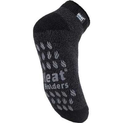 Heat Holders - Thermische pantoffelsokken voor heren - LC Zwart / Grijs