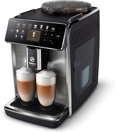 Saeco GranAroma SM6585/00 - Espressomachine - 16 Soorten Warme Drankjes - Zilver / RVS - + AquaClean Filter