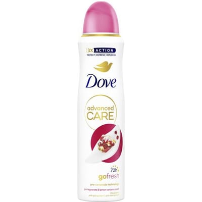 Dove Advanced Care Go Fresh granaatappel & citroenverbena 150 ml deodorant & anti-transpirant
