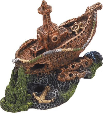Aqua Della - Aquariumdecoratie - Vissen - Galleon Wrak S - 18x11x16cm - 1st