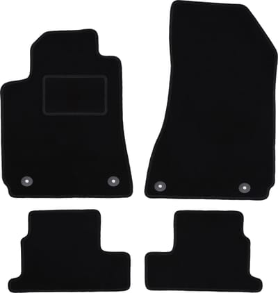 Zwarte veloursmatten voor: Alfa Romeo Brera coupé (2005-2010)