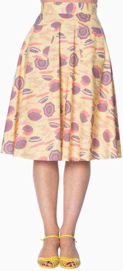 Dancing Days - PARASOL 50S Rok - 4XL - Creme