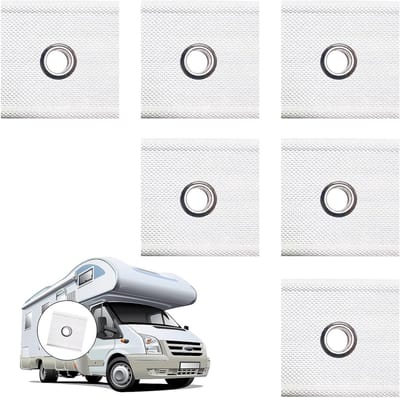 Set van 6 Camping Awnings Haakjes voor Tent en Caravan - Ideaal voor Zeilen, Accessoires en Bevestiging