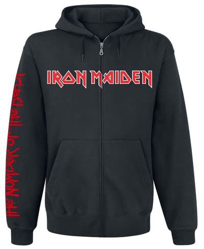 Iron Maiden Vest met capuchon - NOTB - S tot XXL - voor  - zwart