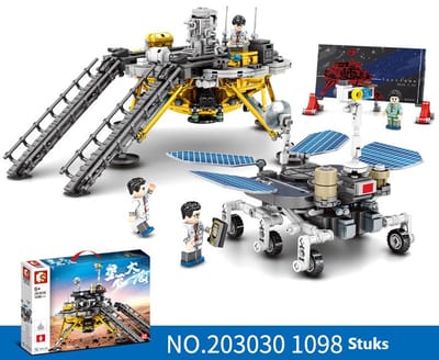 Ruimte landingssonde/creatief bouwspeelgoed/cadeaus voor kinderen en volwassenen (1098 stuks)