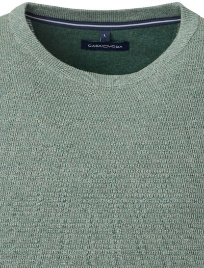 Casa Moda Heren Trui Katoen Met Ronde Hals 454382600-369 - XXL