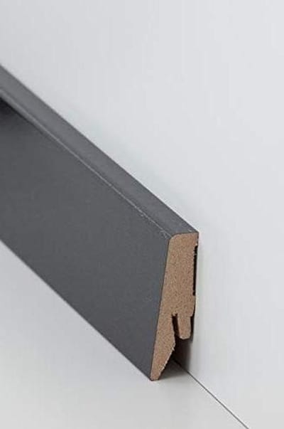 Plint MDF - Houten afwerking - Muur en vloer - Folie bekleed - 15 x 40 x 2500 mm