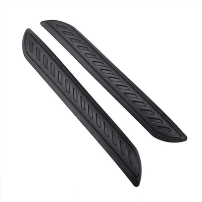 2 stuks universele autobumper anti-botsingsstrip randhoek krasbestendige stickers auto rubberen beschermer accessoires zwart