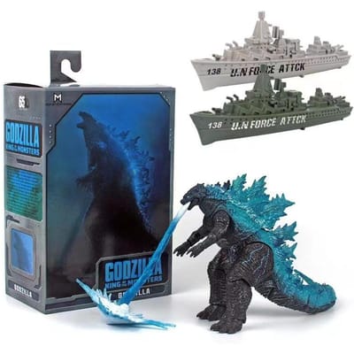 16CM Atoombom Shin Gojira Godzilla Koning der Monsters Godzilla Geëvolueerde Versie Roze Blauw Oranje Zwart Achterkant Actiefiguur Model With Box