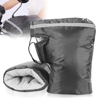 Winddichte en Waterdichte Stuurhandschoenen voor Motorfiets en Fiets - Thermo-Fleece Bescherming voor Koude Seizoenen