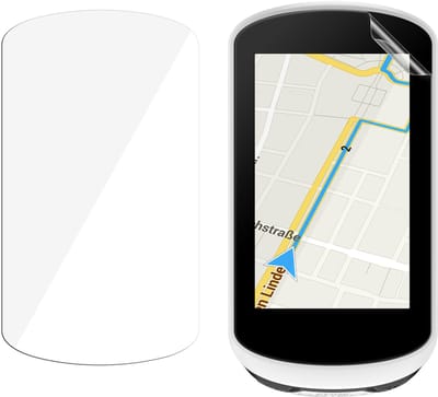 kwmobile 2x Fiets-GPS-beschermfolie voor Garmin Edge Explore - Set van displaybeschermfolies voor fiets-GPS-computers - transparante displayschild van PMMA
