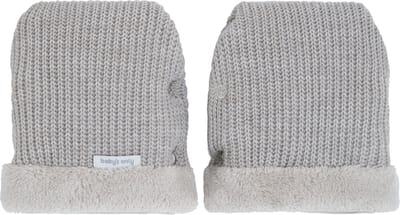 Baby's Only Kinderwagen handschoenen Hope - Handwarmer voor buggy - Handverwarmers voor wandelwagen - Dusty Grey - Teddy voering