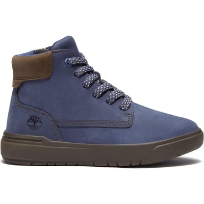 Timberland Mid Lace Up With Zip Sneaker Dk Blu Nubuck Taglia: 21 | Scarpe Sportive Outlet | Unisex | Bianco