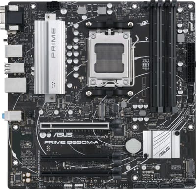 ASUS PRIME B650M-A Moederbord - AMD B650 - AMD AM5 - DDR5 RAM - Micro-ATX