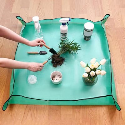Plantmat Potten - Verplantingsmat Tuinmat - Planten Verpotten - Dubbelzijdig Waterdicht - 75 x 100 cm - Niet gespecificeerd